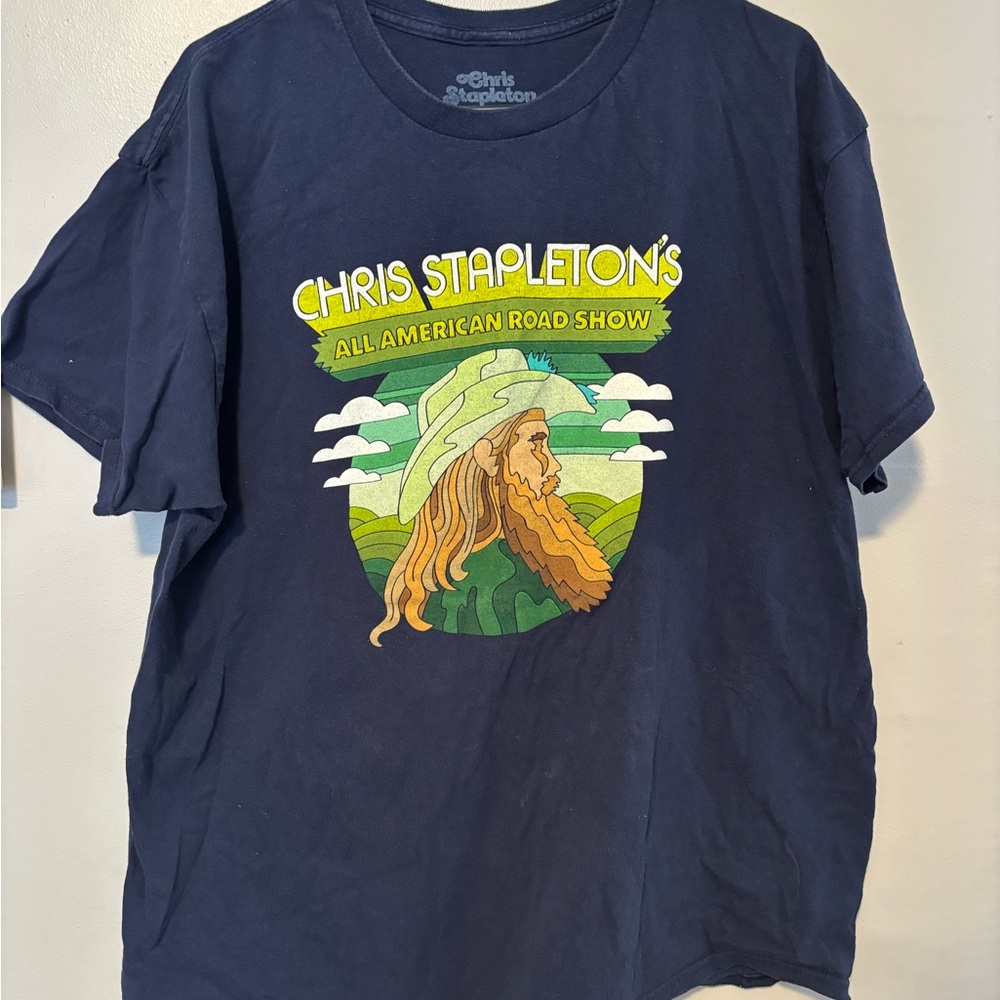 Chris Stapleton's All American Road Show Navy T-Shirt